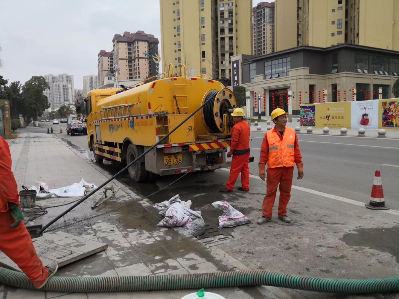 平房排污管道清淤-管道清洗